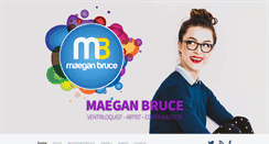 Desktop Screenshot of maeganbruce.com